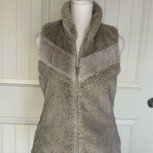 Patagonia Women's Plush Tan Teddy Vest